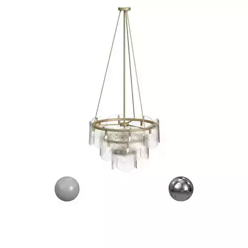 Beton Glass Tiered Chandelier Birch Lane