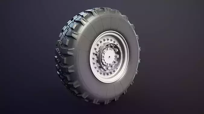 M1126 Stryker APC Wheel High-Poly