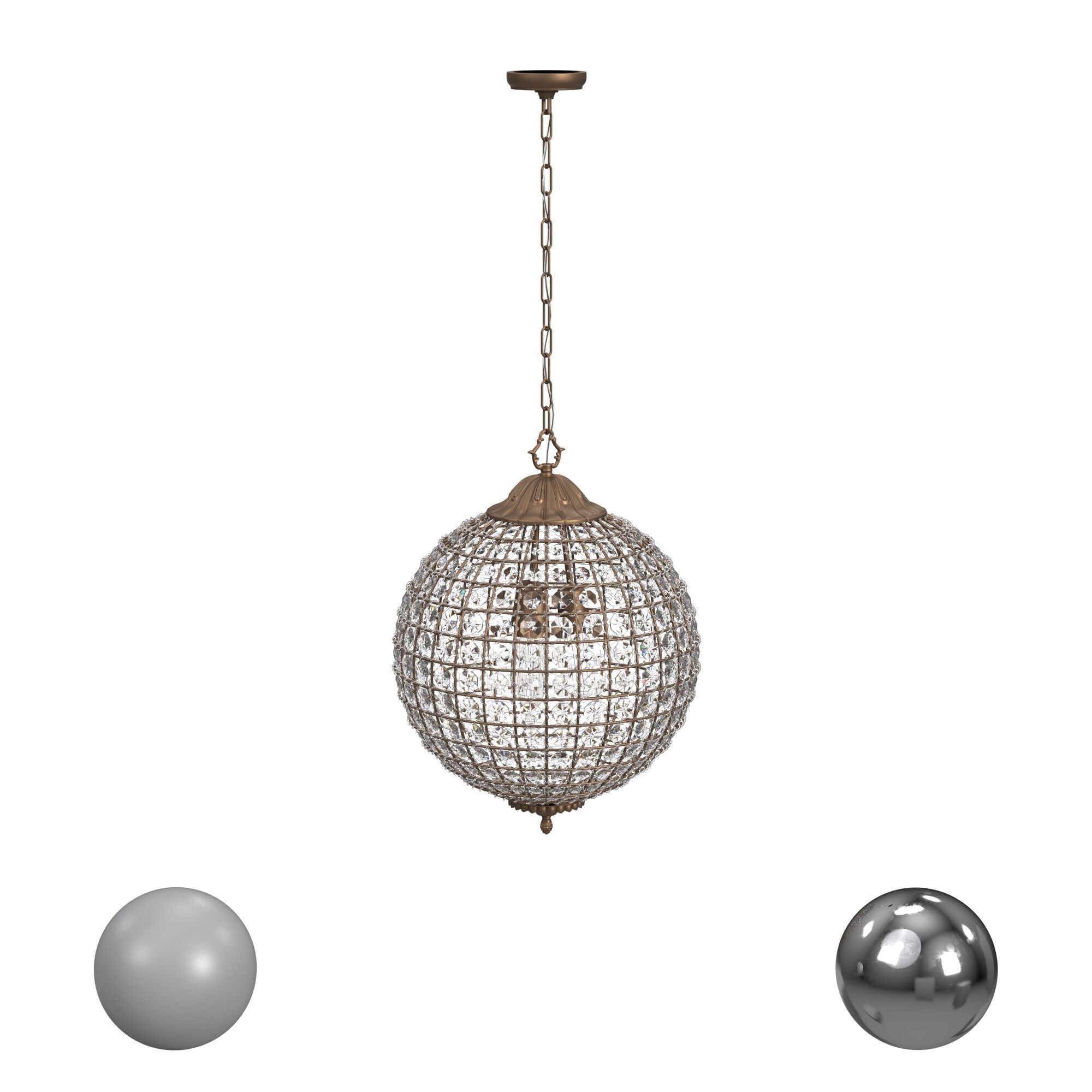 Cimberleigh Chandelier Medium 3D model_1