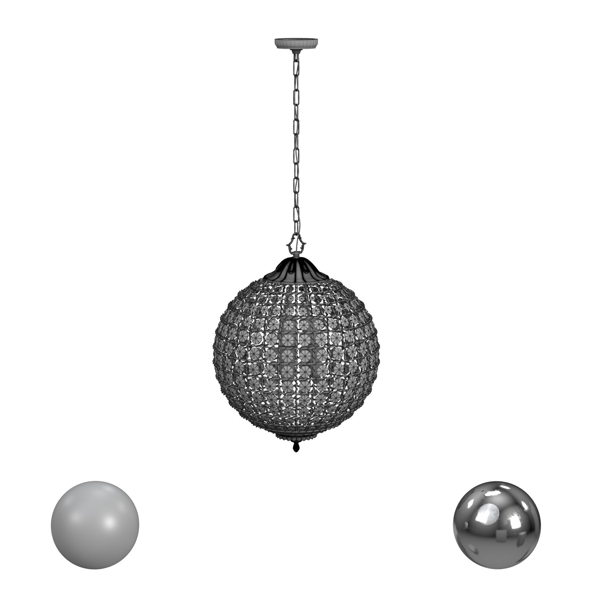 Cimberleigh Chandelier Medium 3D model_3