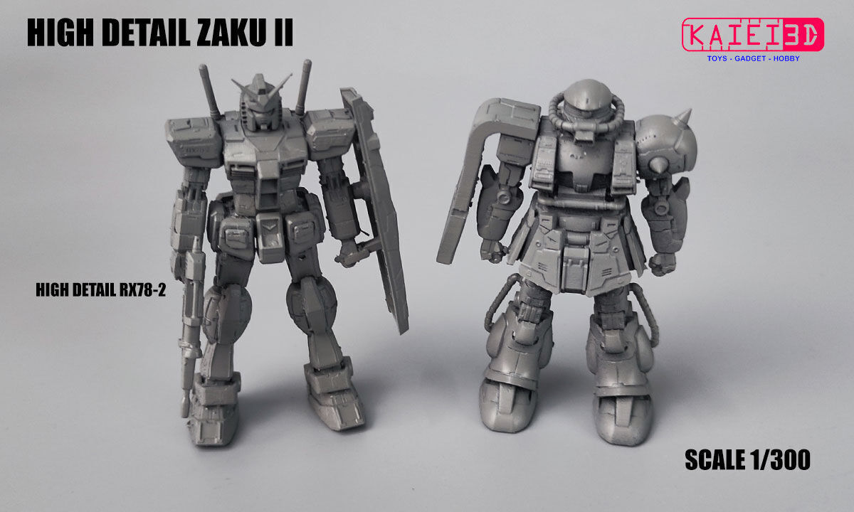 HIGH DETAIL ZAKU II  3D print model_5