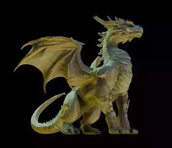 Swole Dragon  3D print model