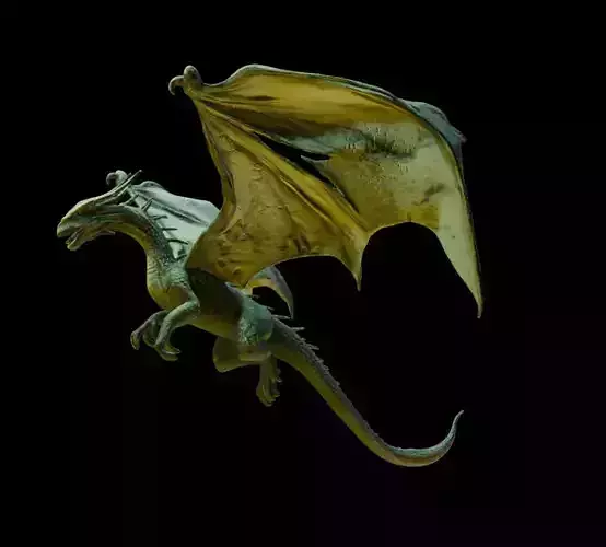 Silver Winged Dragon 