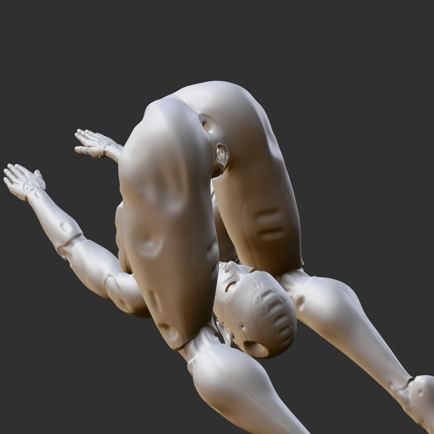 boneless robot  3D print model_1