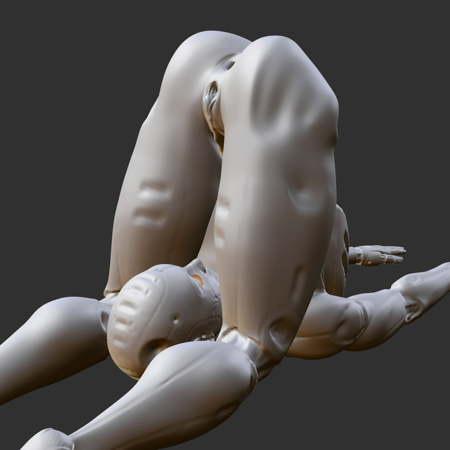 boneless robot  3D print model_2