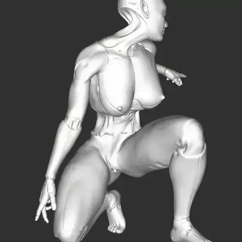 AI Sex Bot Sensual Pose NSFW 3D Print Model  3D print model