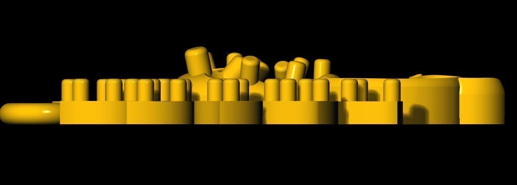 peacock stud earrings 3dm file 3D print model_4