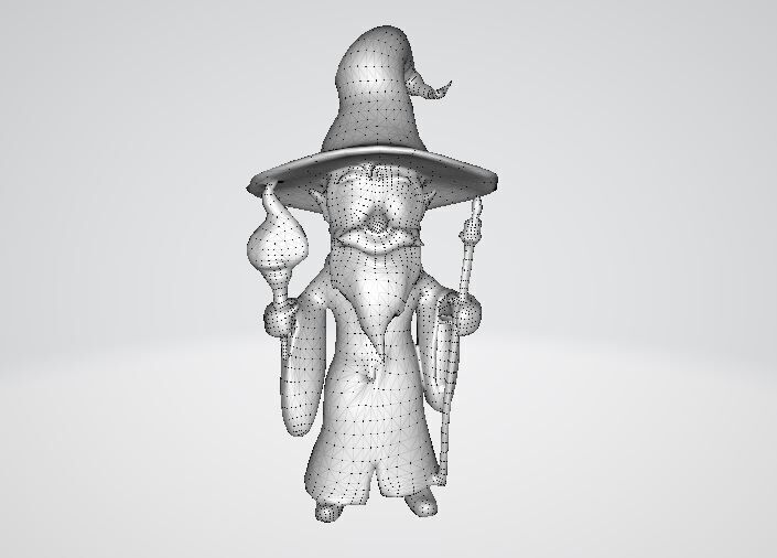 Robot Witch 3D Model Pack Stylized Game Characters PBR Textures Low-poly 3D model_4