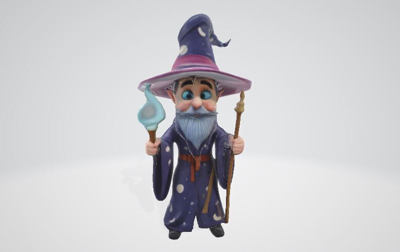 Robot Witch 3D Model Pack Stylized Game Characters PBR Textures Low-poly 3D model_8