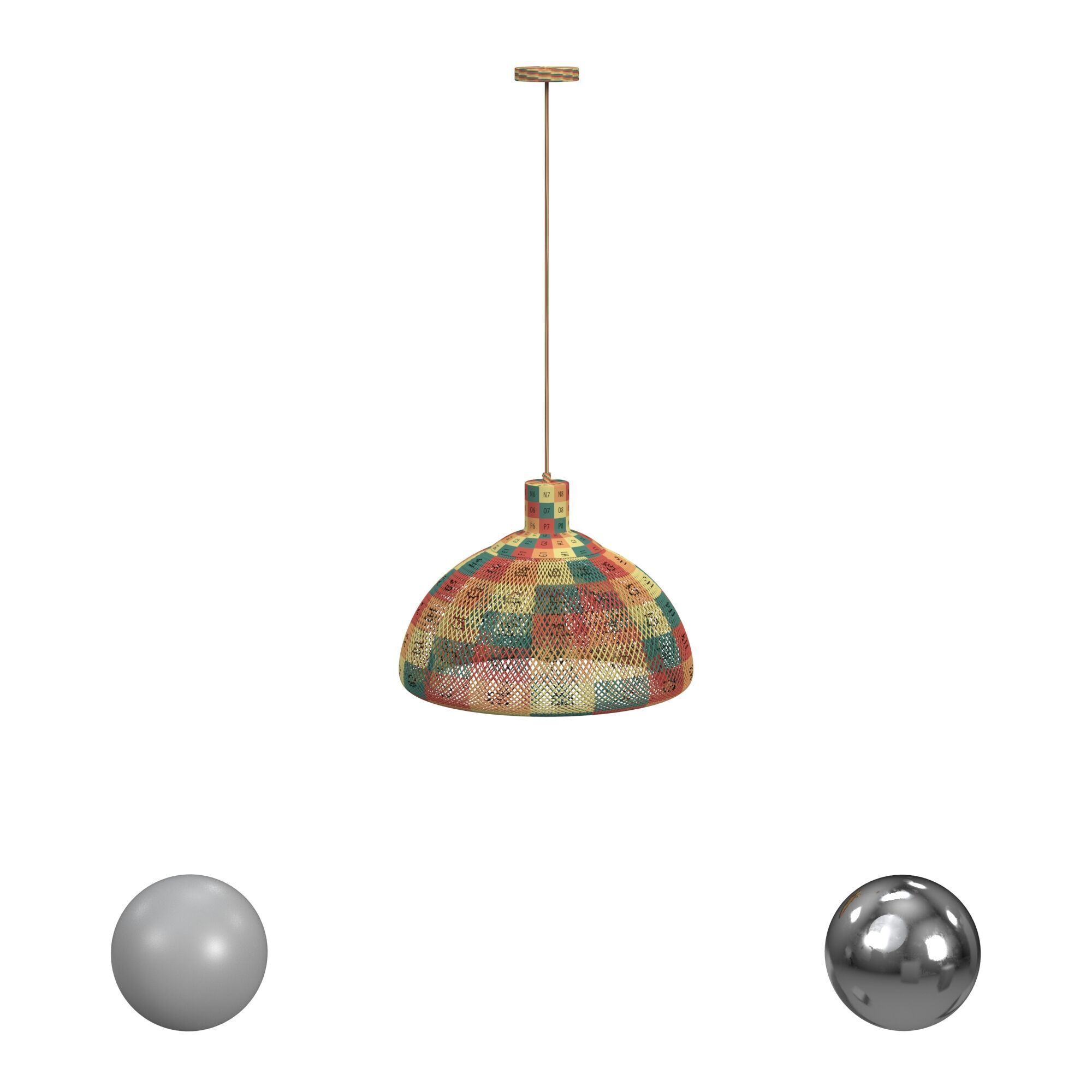 Nova Pendant Large 3D model_2