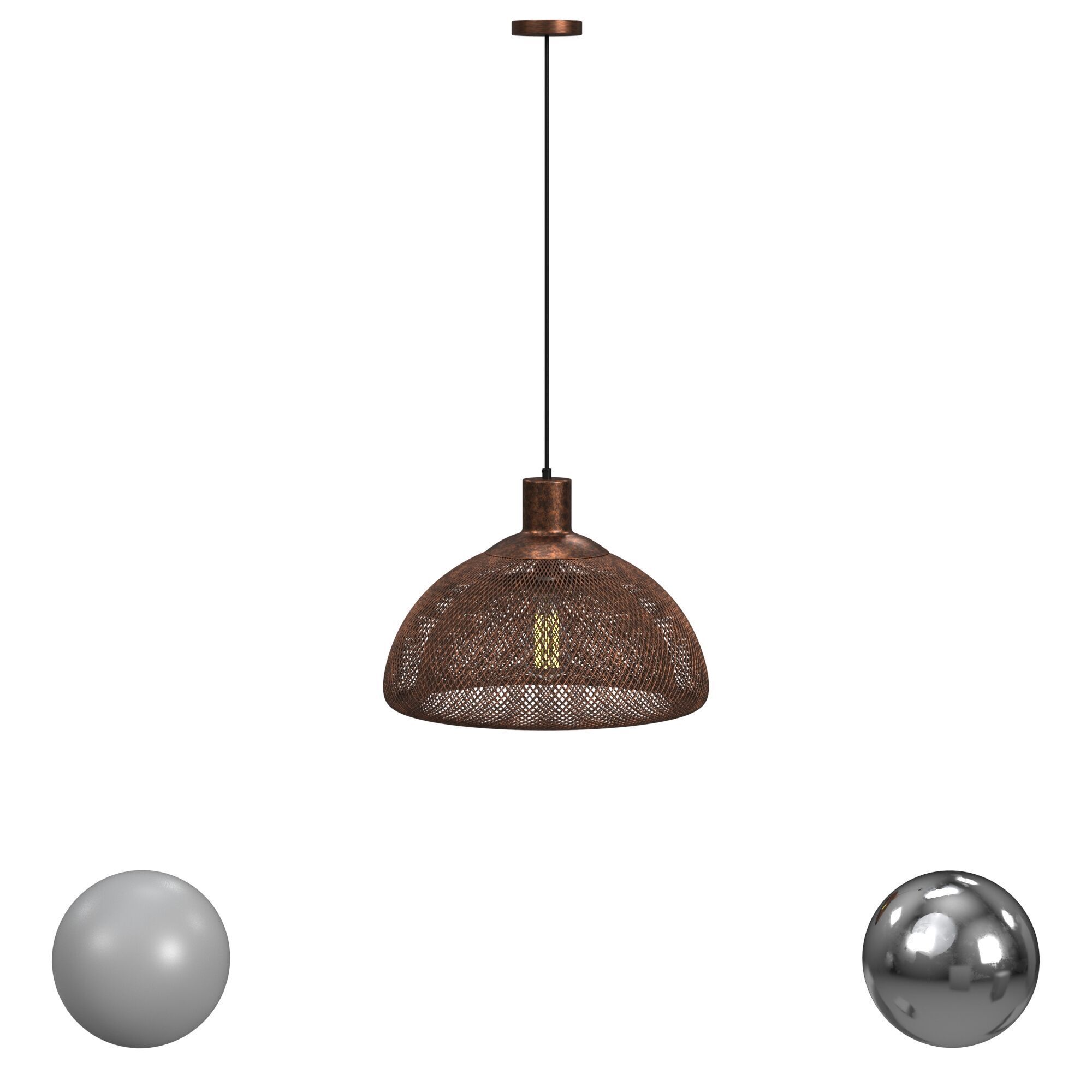 Nova Pendant Large 3D model_1