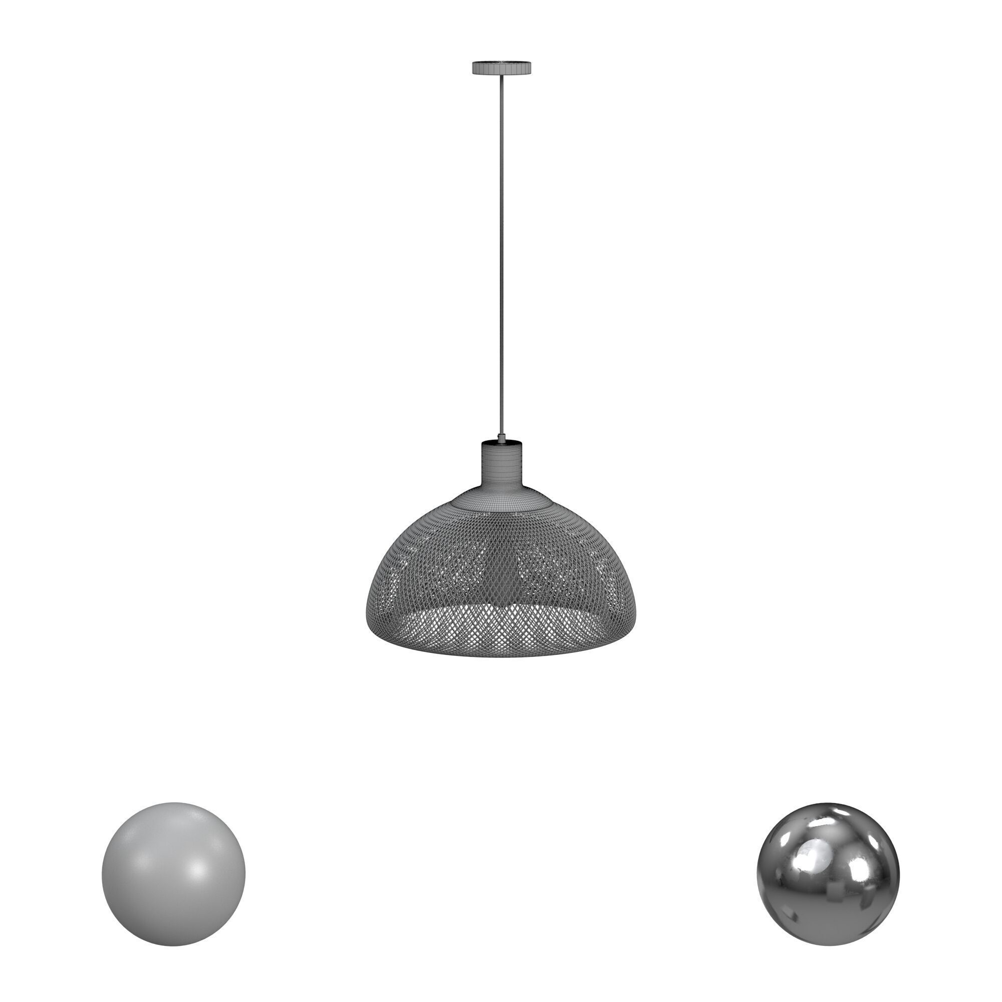 Nova Pendant Large 3D model_3