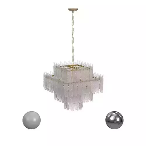 Everly Chandelier Square 3D model