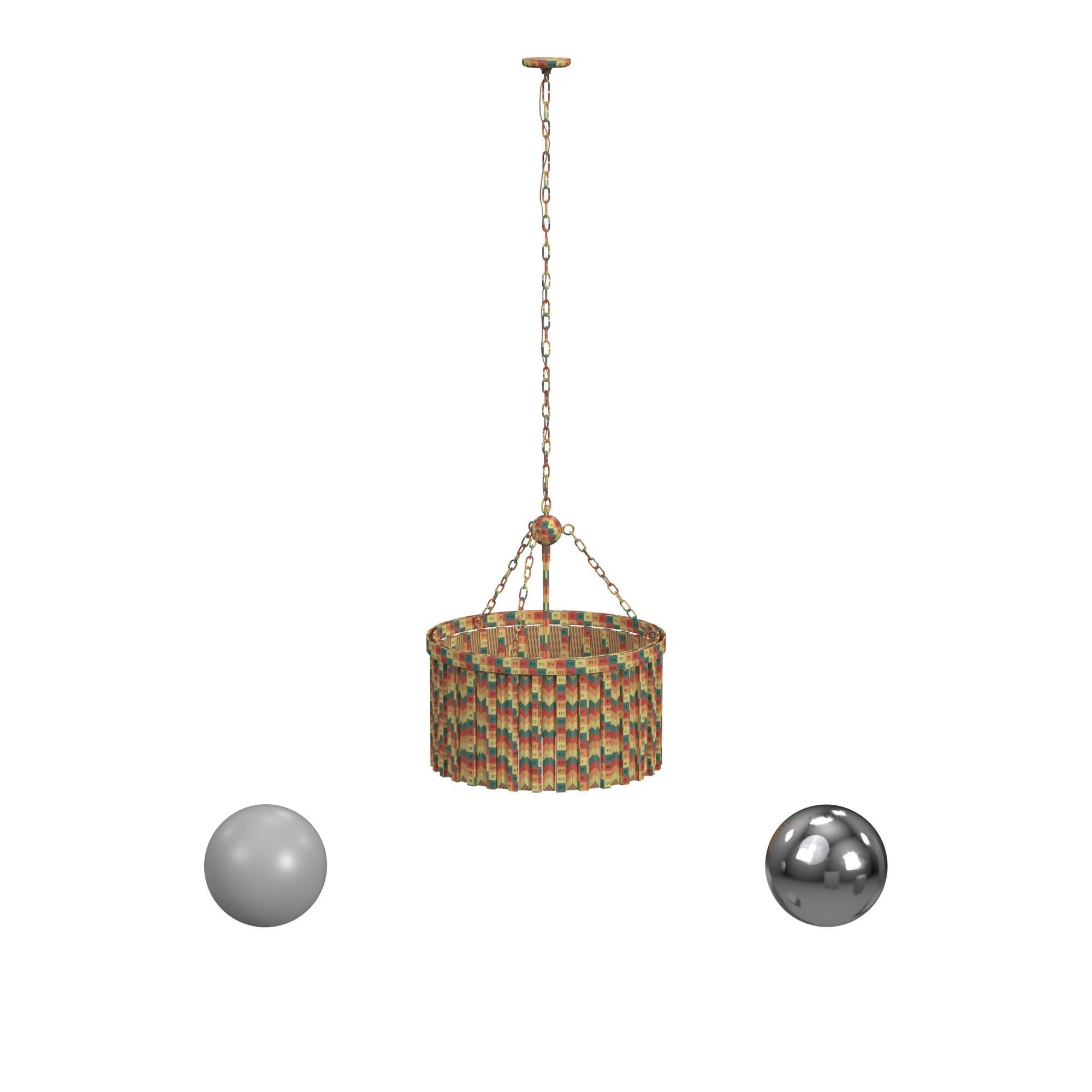 Olympia Chandelier 3D model_2