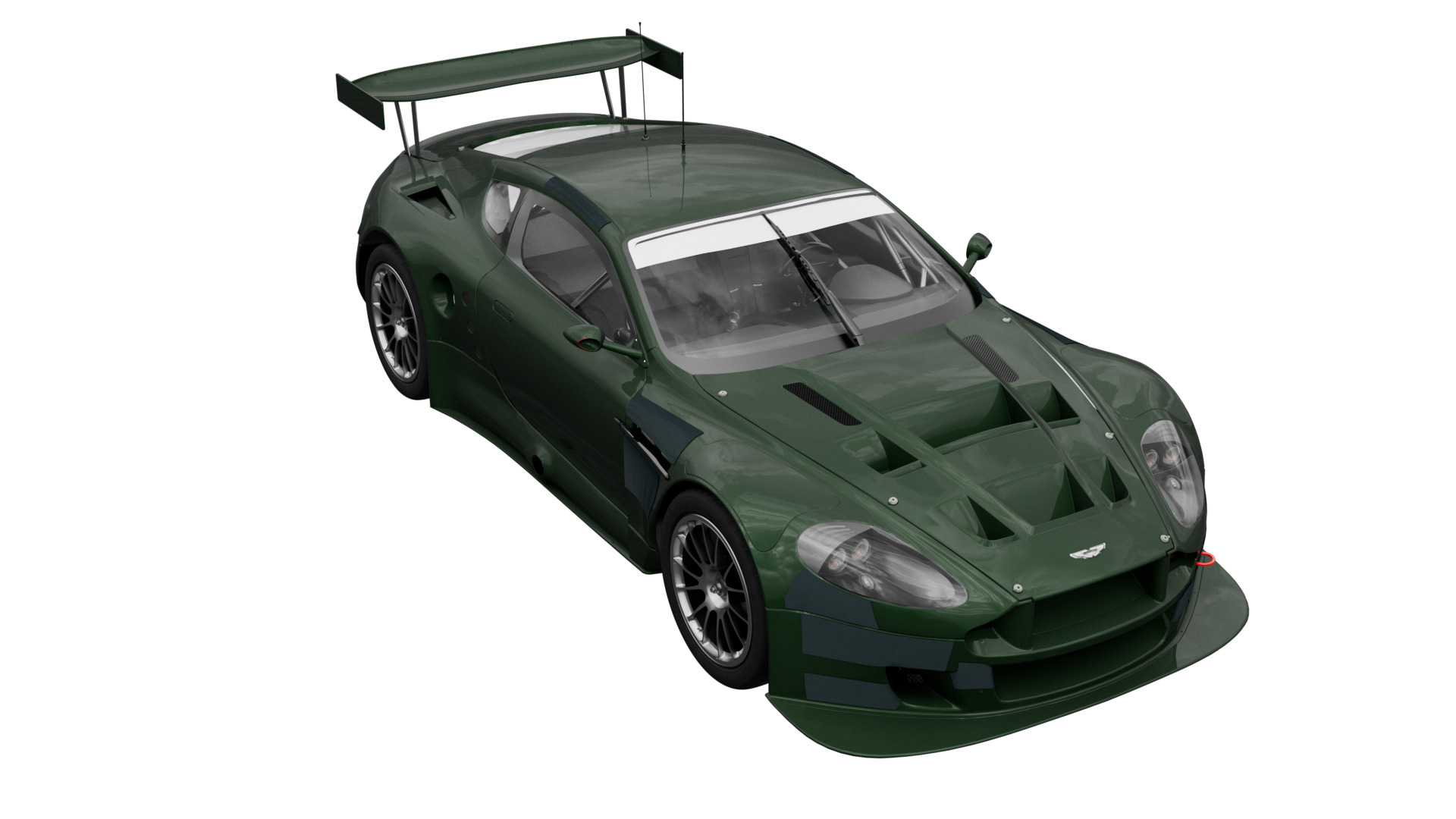 Aston Martin - 2009 - DBR9 Racing Low-poly 3D model_3