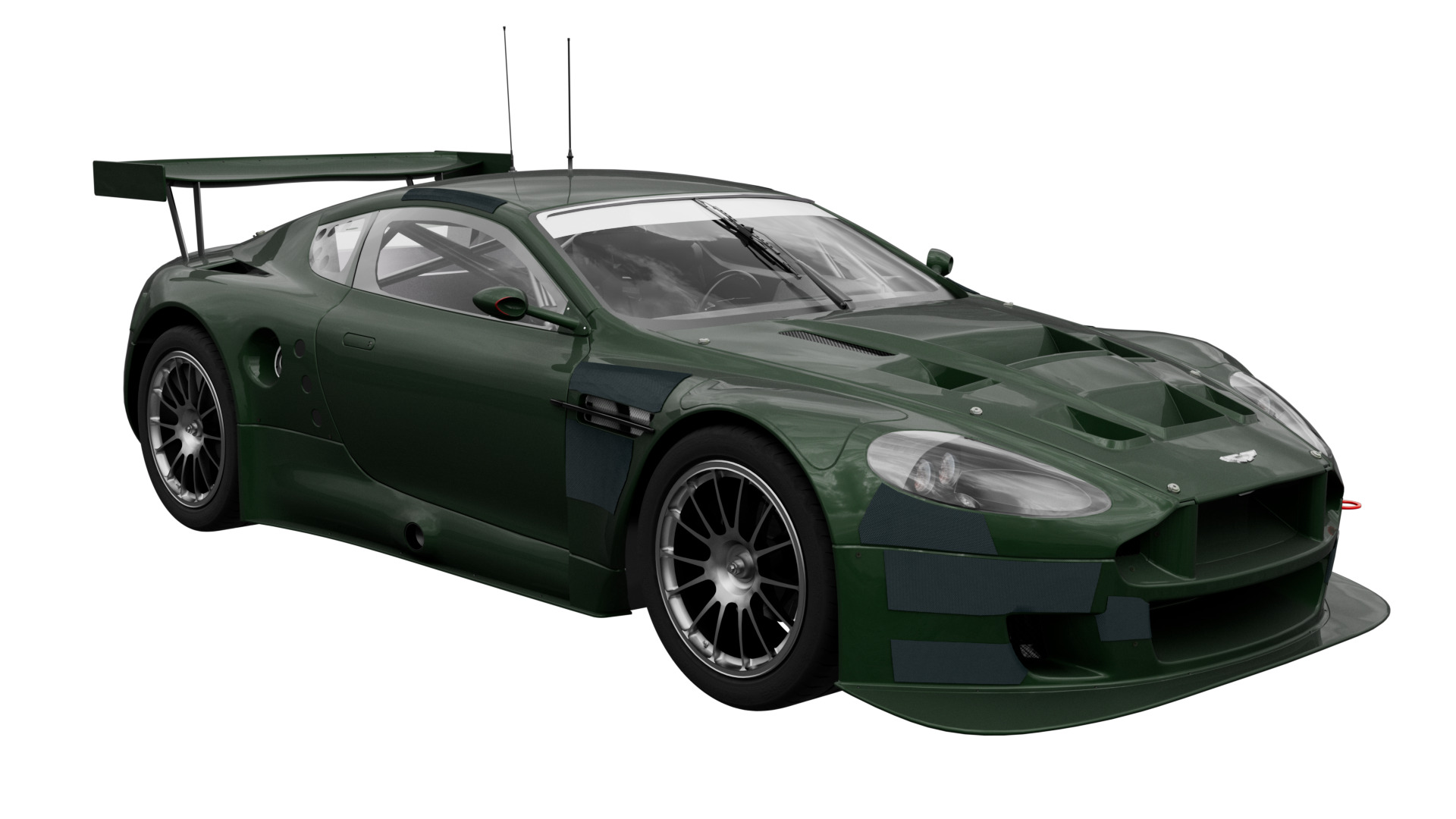 Aston Martin - 2009 - DBR9 Racing Low-poly 3D model_6