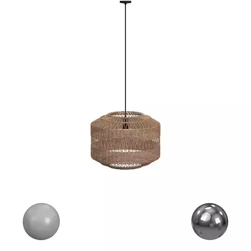 Bloomingville Ineza Pendant Lamp In Natural Rattan