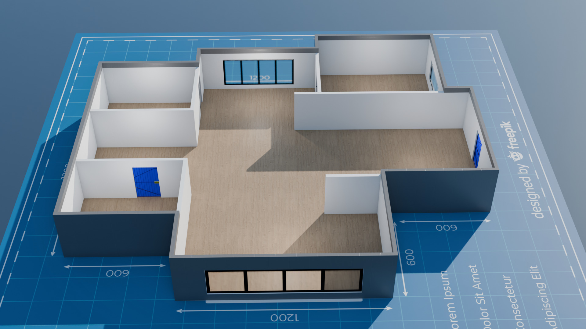Casa M Free 3D model_2