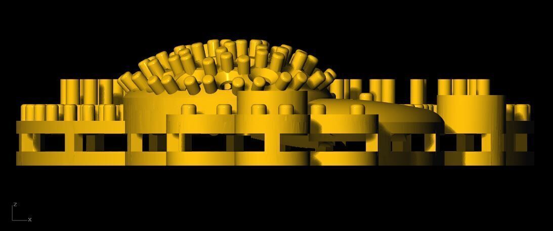 peacock side billa 3dm file 3D print model_3