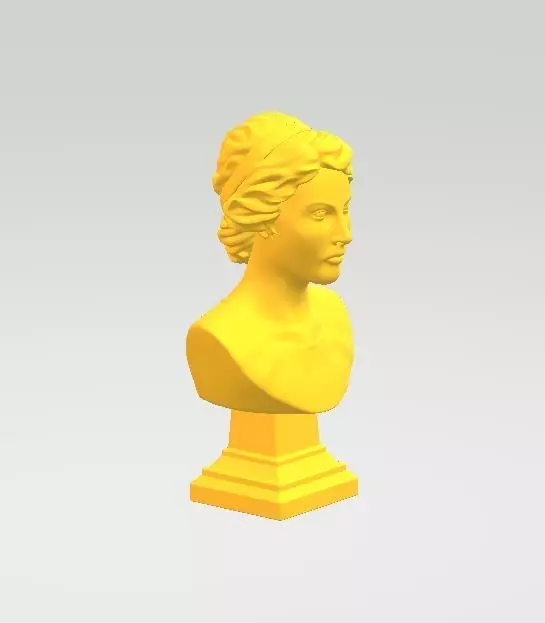 Buste grec femme romaine Free 3D print model