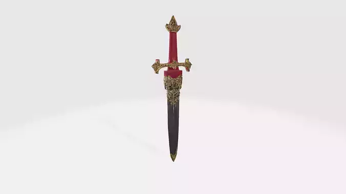 Historical Medieval Sword PBR Textures Albedo