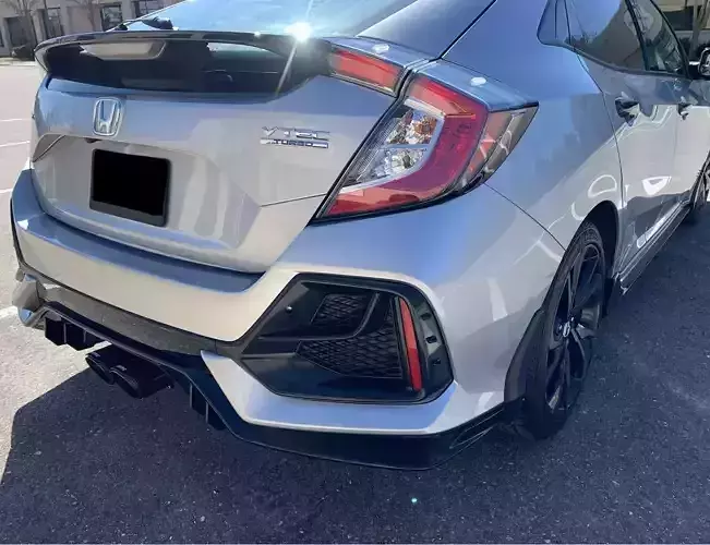Honda Civic 10th Gen Rear diffuser Sport trim 2016 through 2019