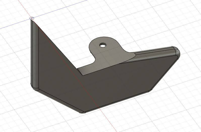 Honda Civic 10th Gen Rear diffuser Sport trim 2016 through 2019 3D print model_4