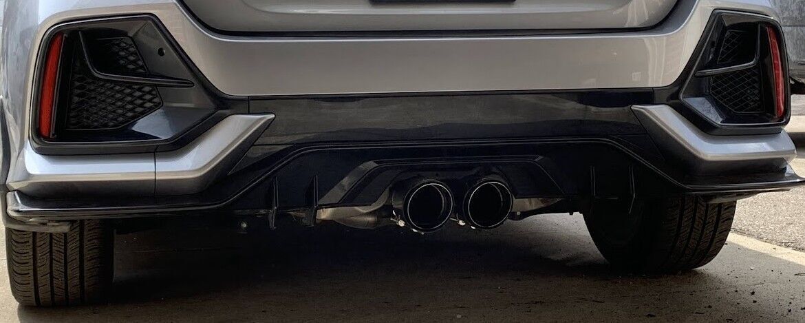 Honda Civic 10th Gen Rear diffuser Sport trim 2016 through 2019 3D print model_7