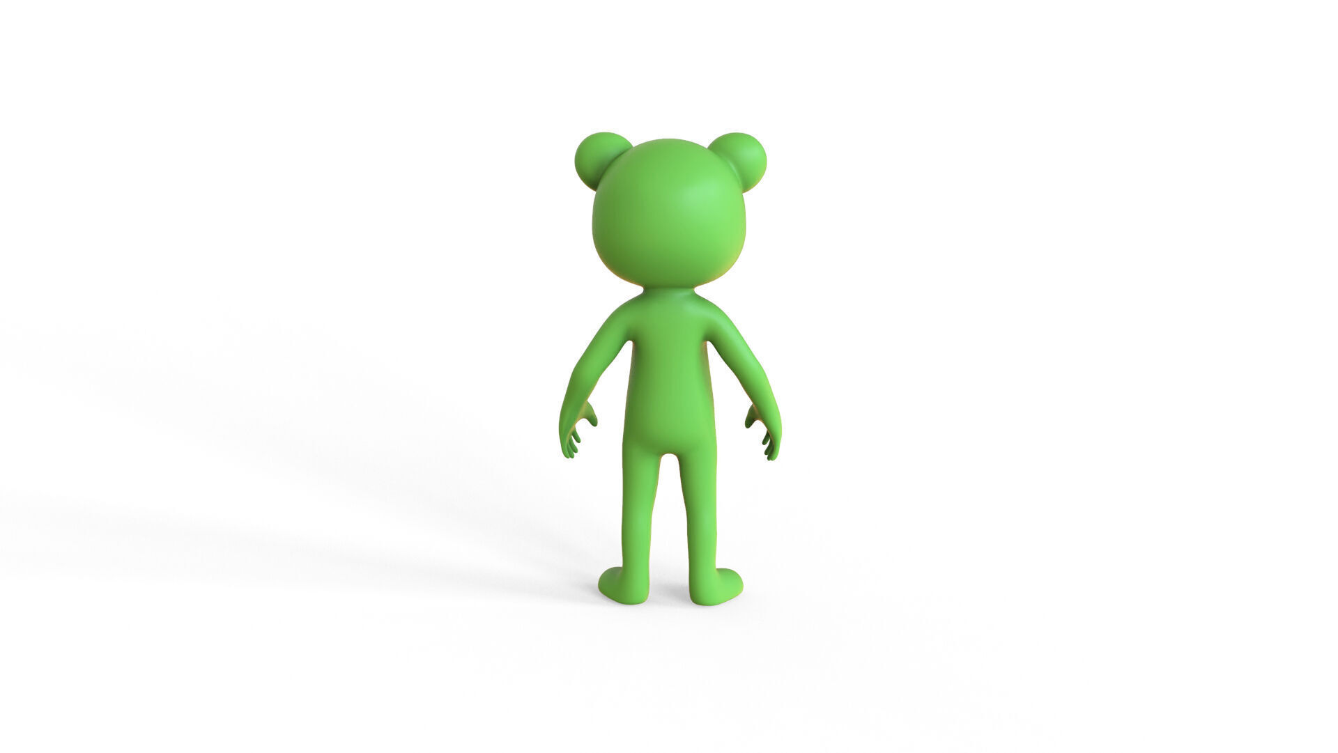 Low Poly - Frogman Rigged Low-poly 3D model_12