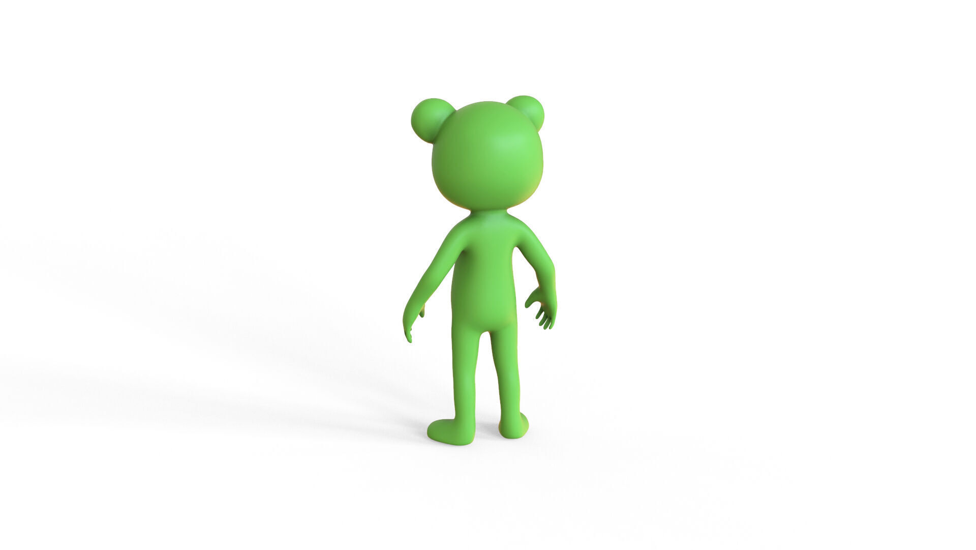 Low Poly - Frogman Rigged Low-poly 3D model_11