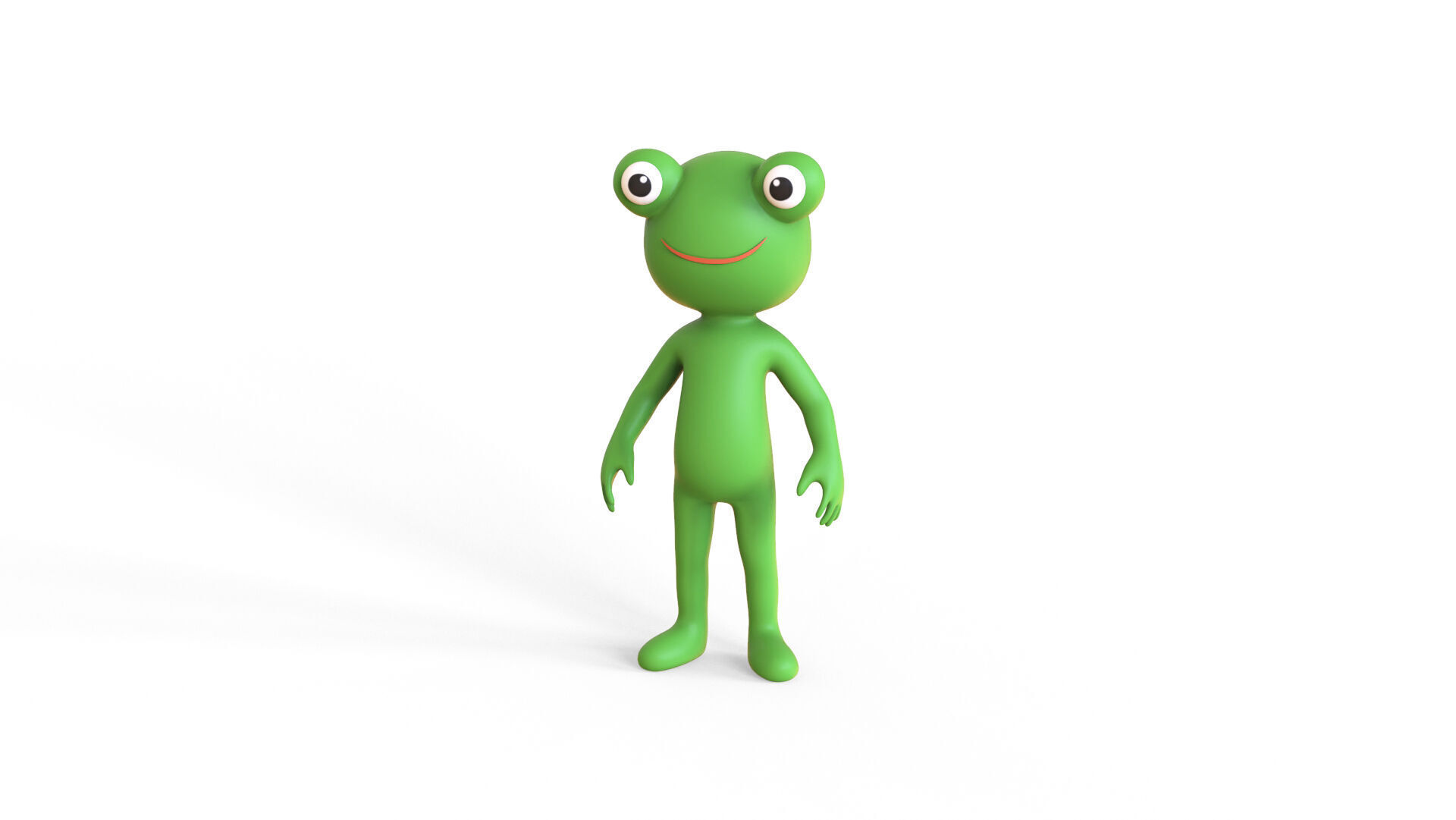 Low Poly - Frogman Rigged Low-poly 3D model_20
