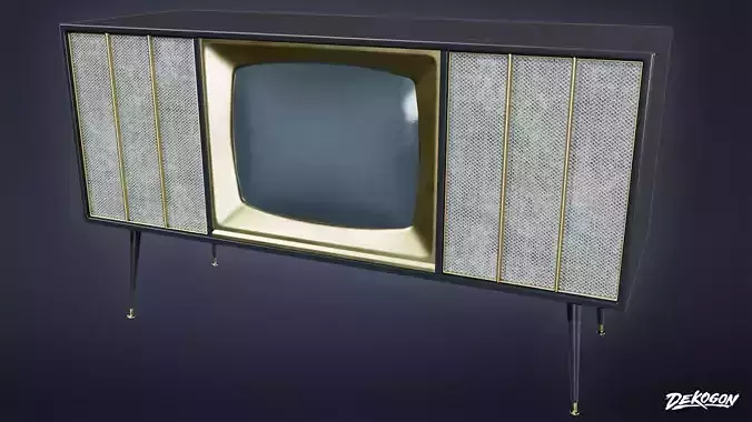 MIDCENTURY - Television 11 - LOW POLY