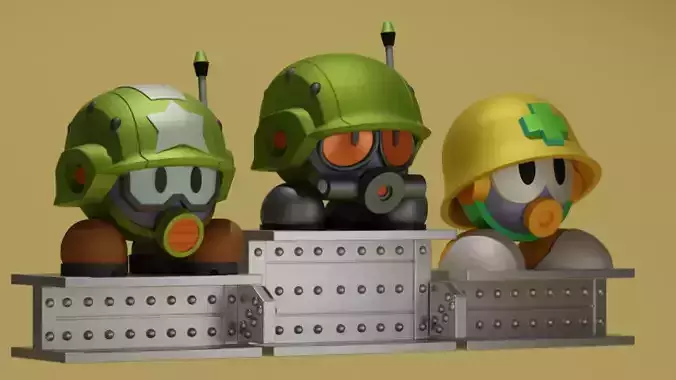 Metall megaman  3D printing collection fan art