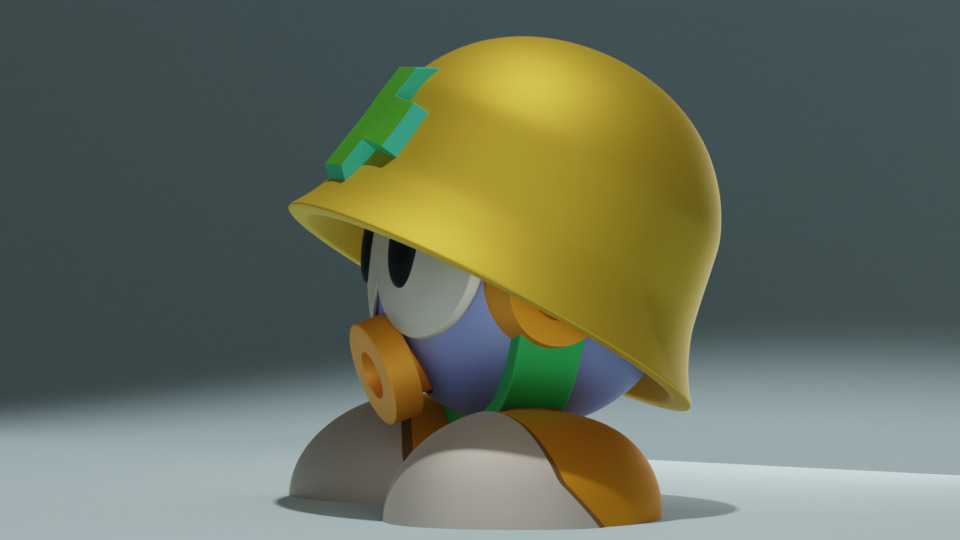 Metall megaman 3D printing collection fan art 3D print model_11