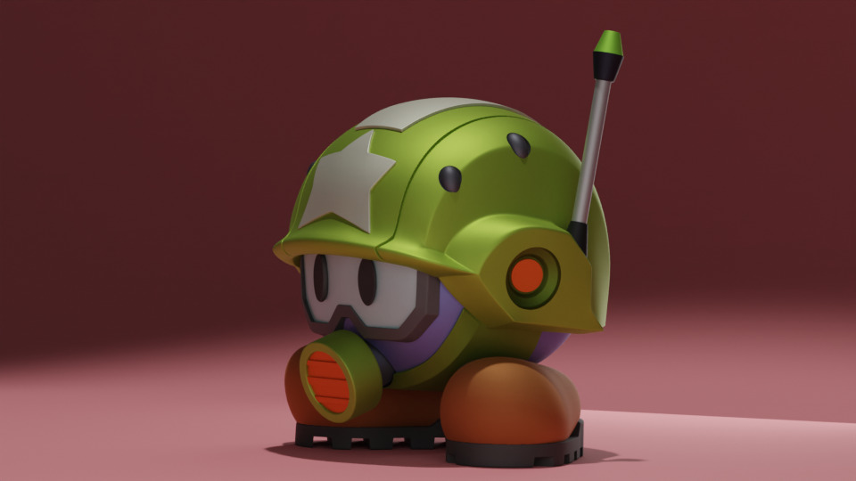 Metall megaman 3D printing collection fan art 3D print model_9