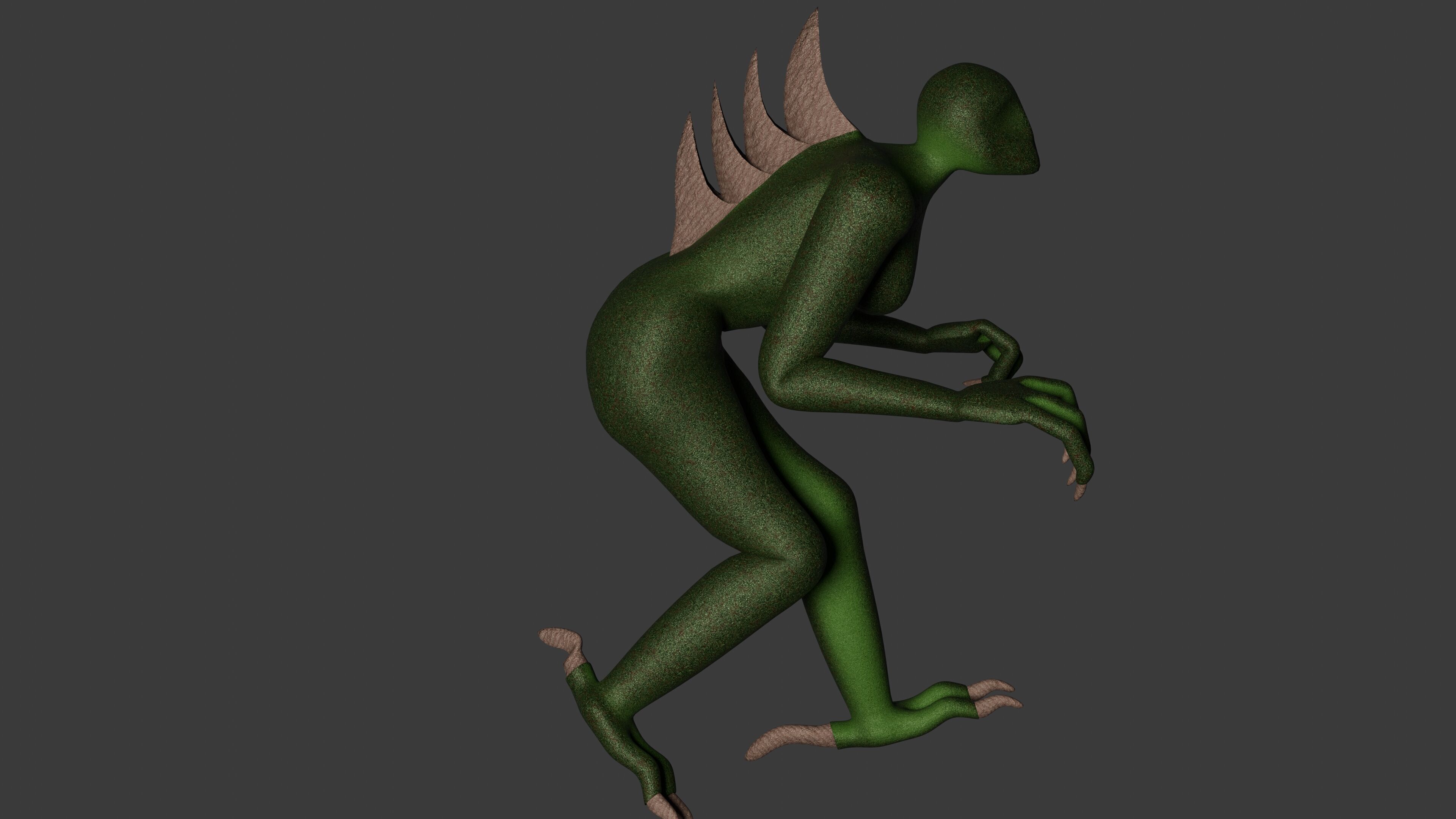 Amphibia Low-poly 3D model_3