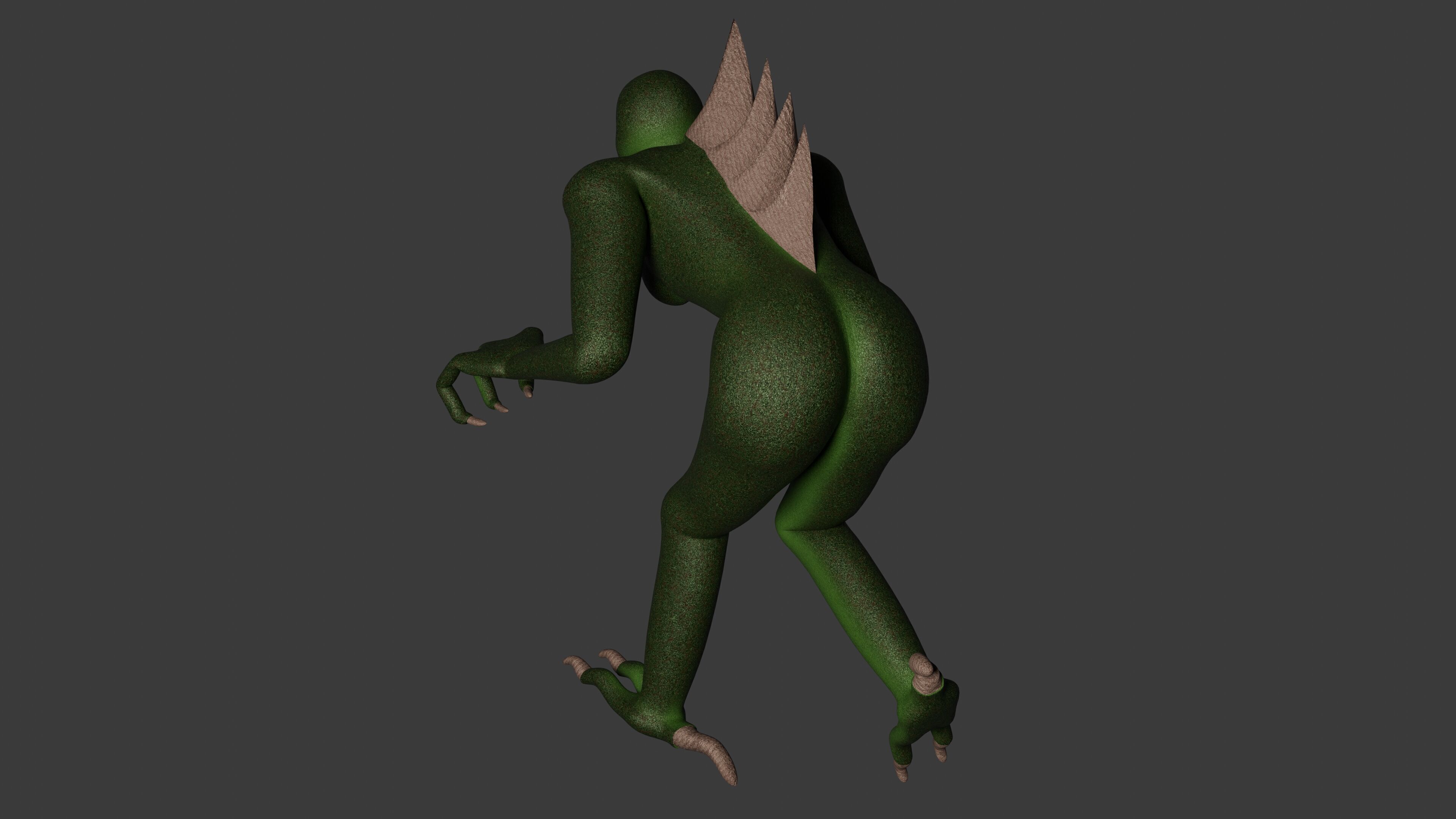 Amphibia Low-poly 3D model_2