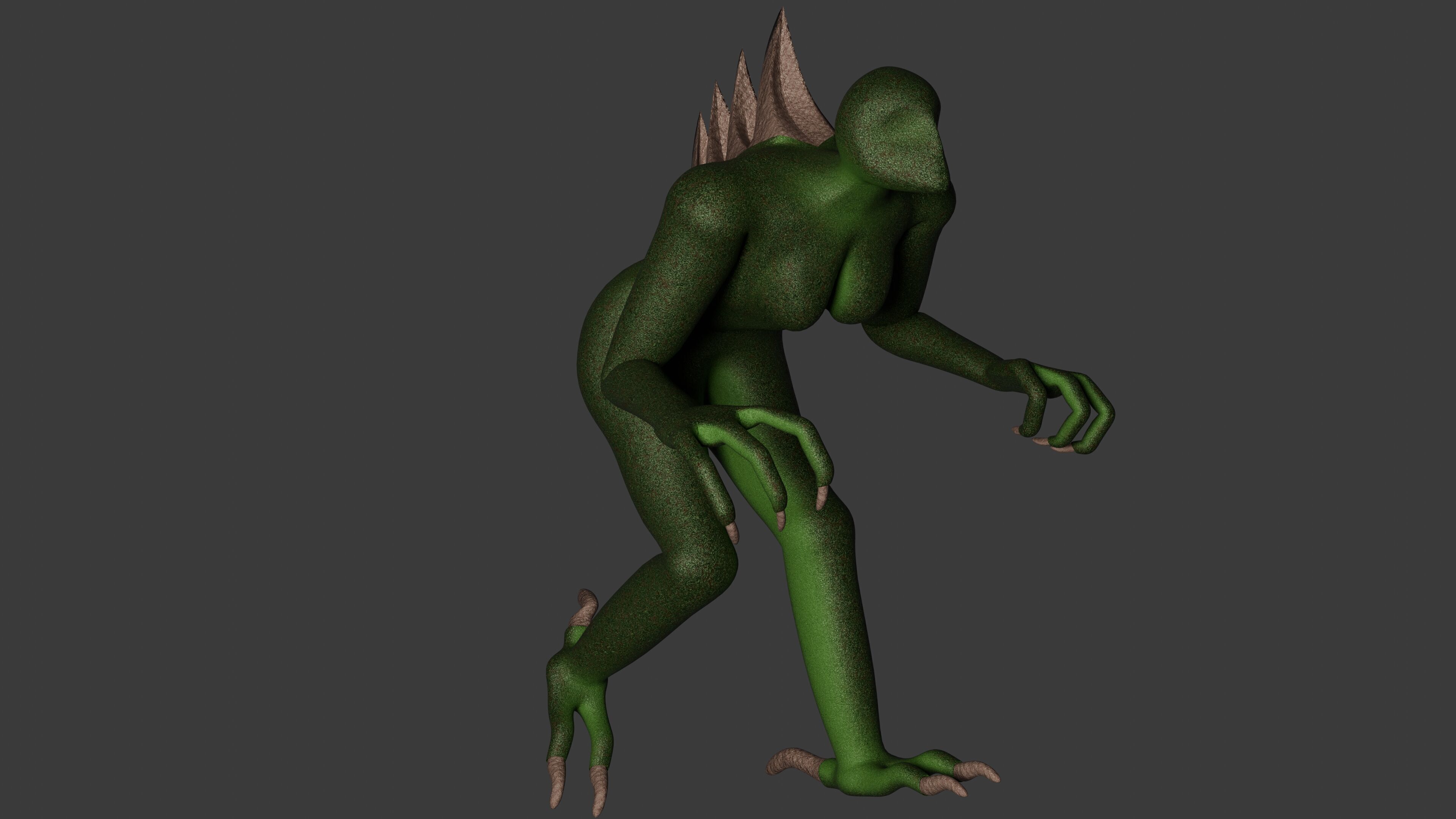 Amphibia Low-poly 3D model_4