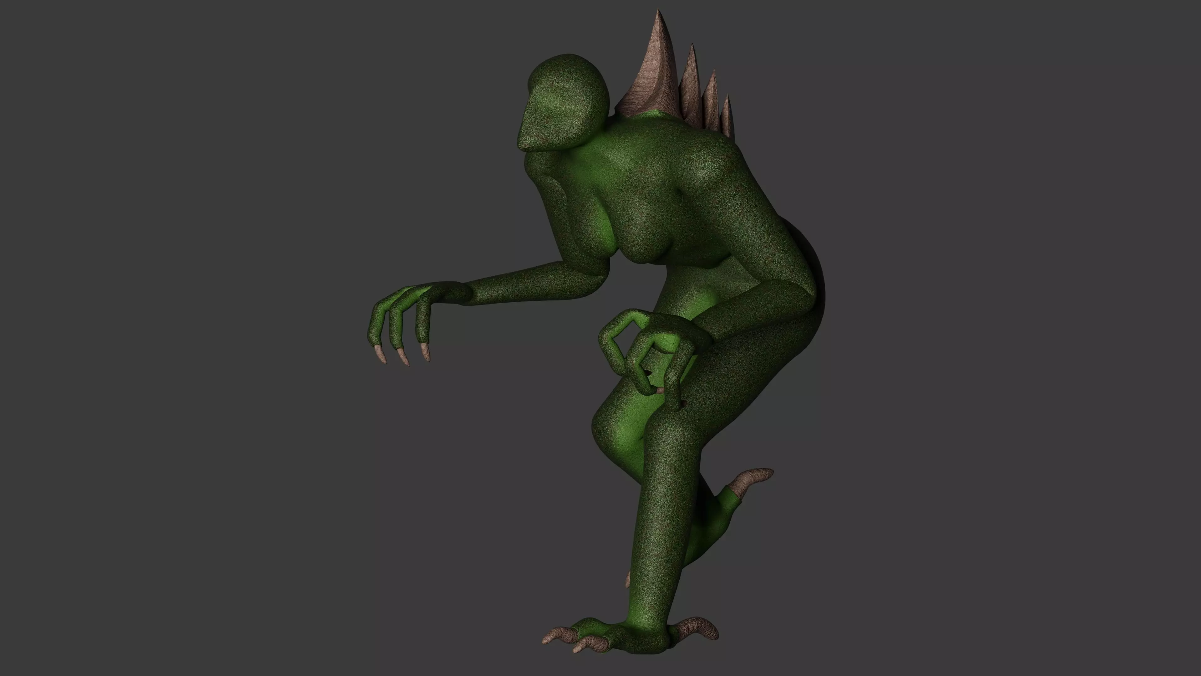 Amphibia Low-poly 3D model_0