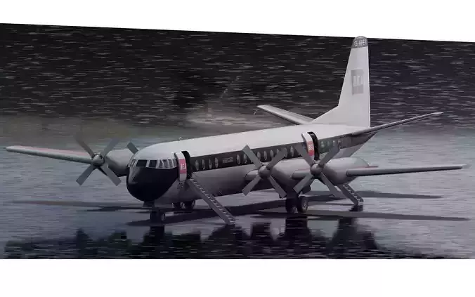 BEA VICKERS VANGUARD 951 3D model