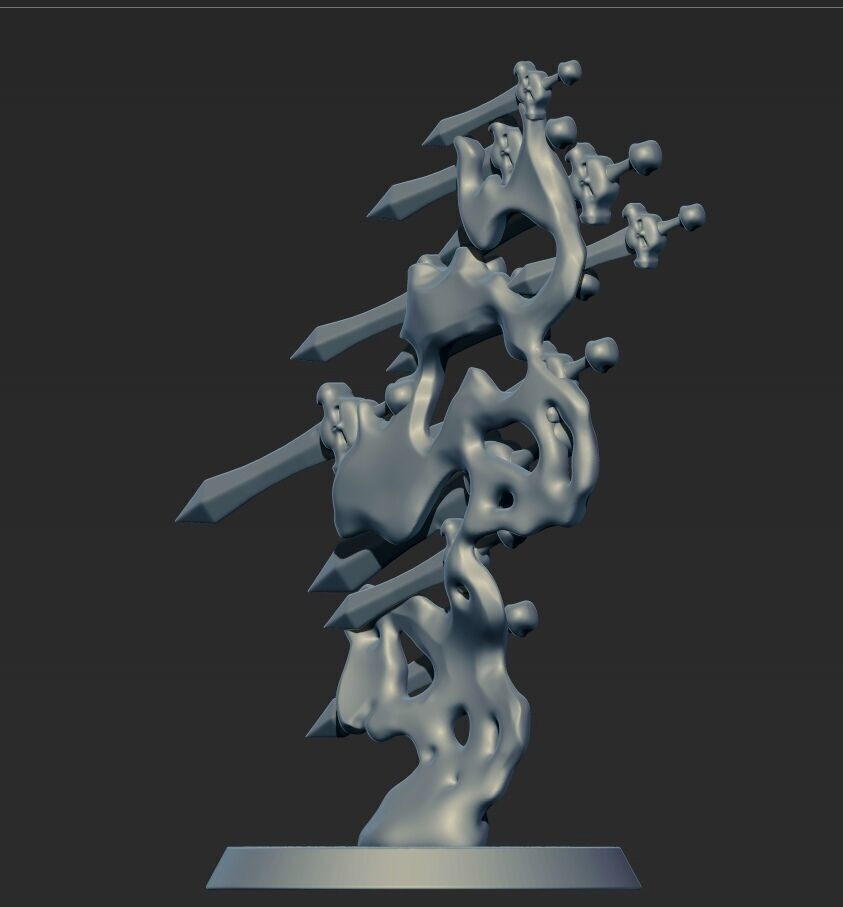 Quicksilver Swords 3D print model_4