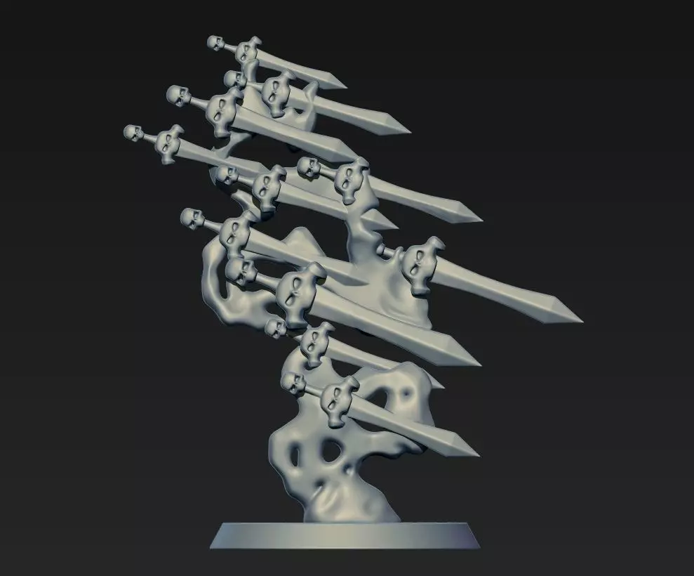 Quicksilver Swords 3D print model_0