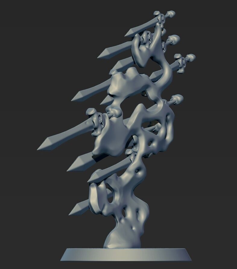 Quicksilver Swords 3D print model_2