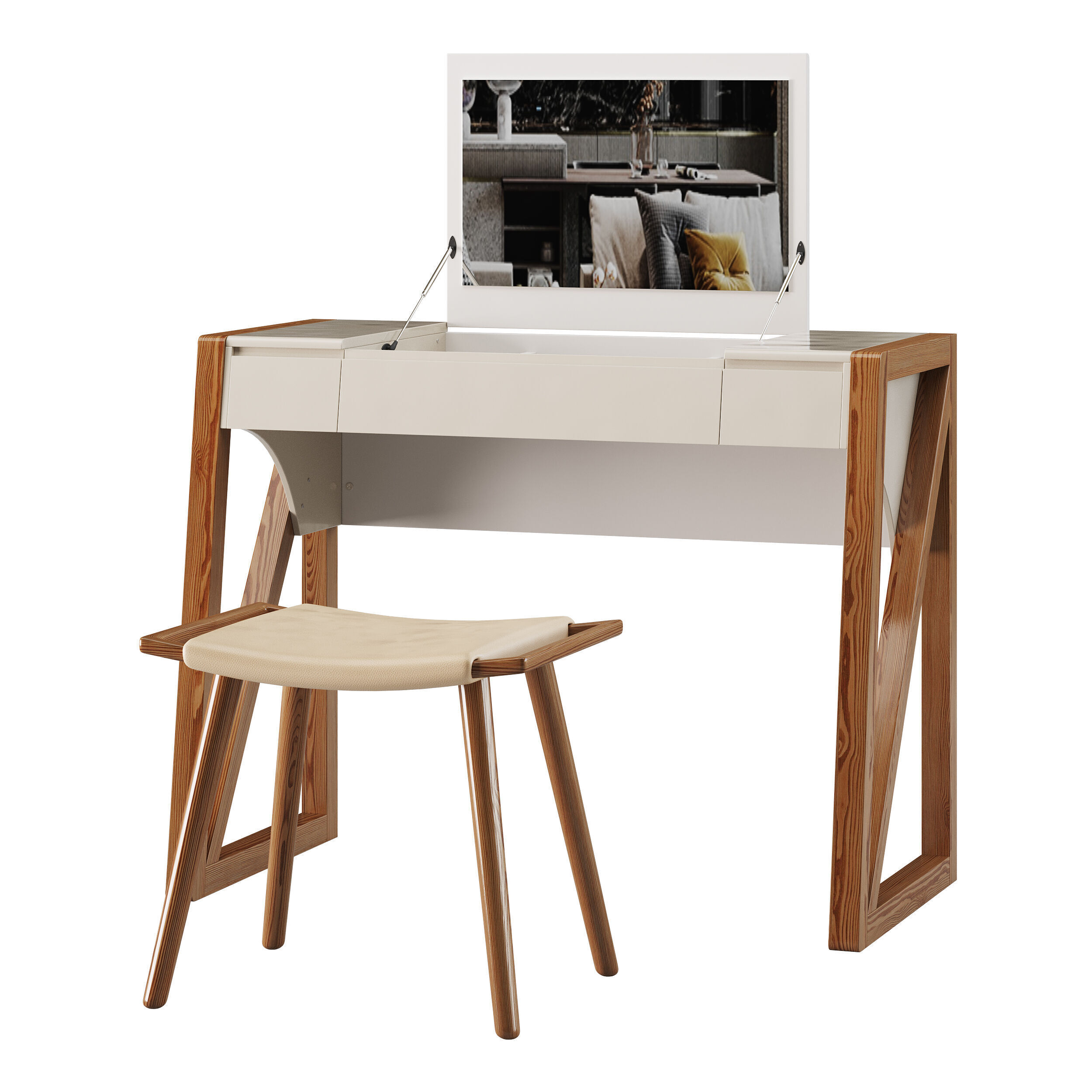 Coiffeuse Latora 3D model_7