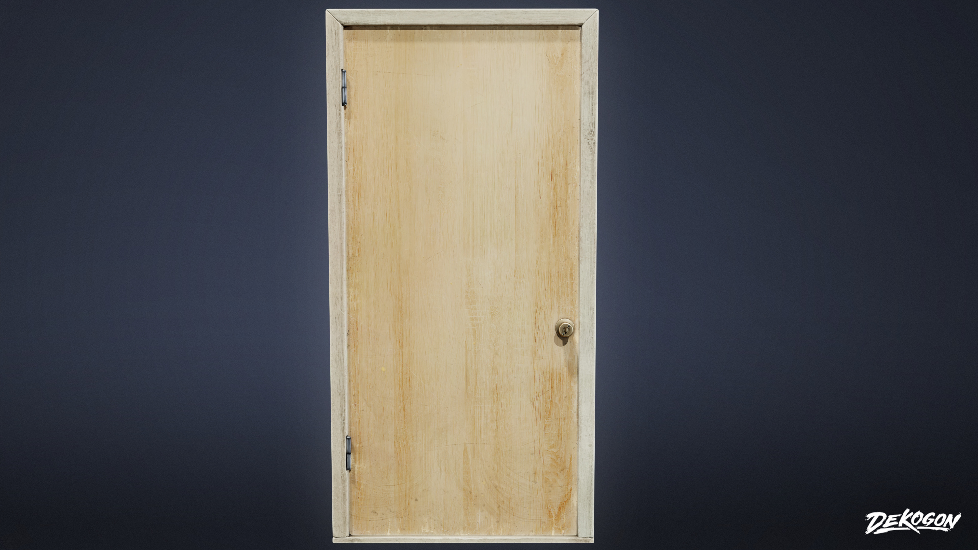 BUILDINGS - Door Interior Set 02 - LOW POLY AND NANITE Low-poly 3D model_2