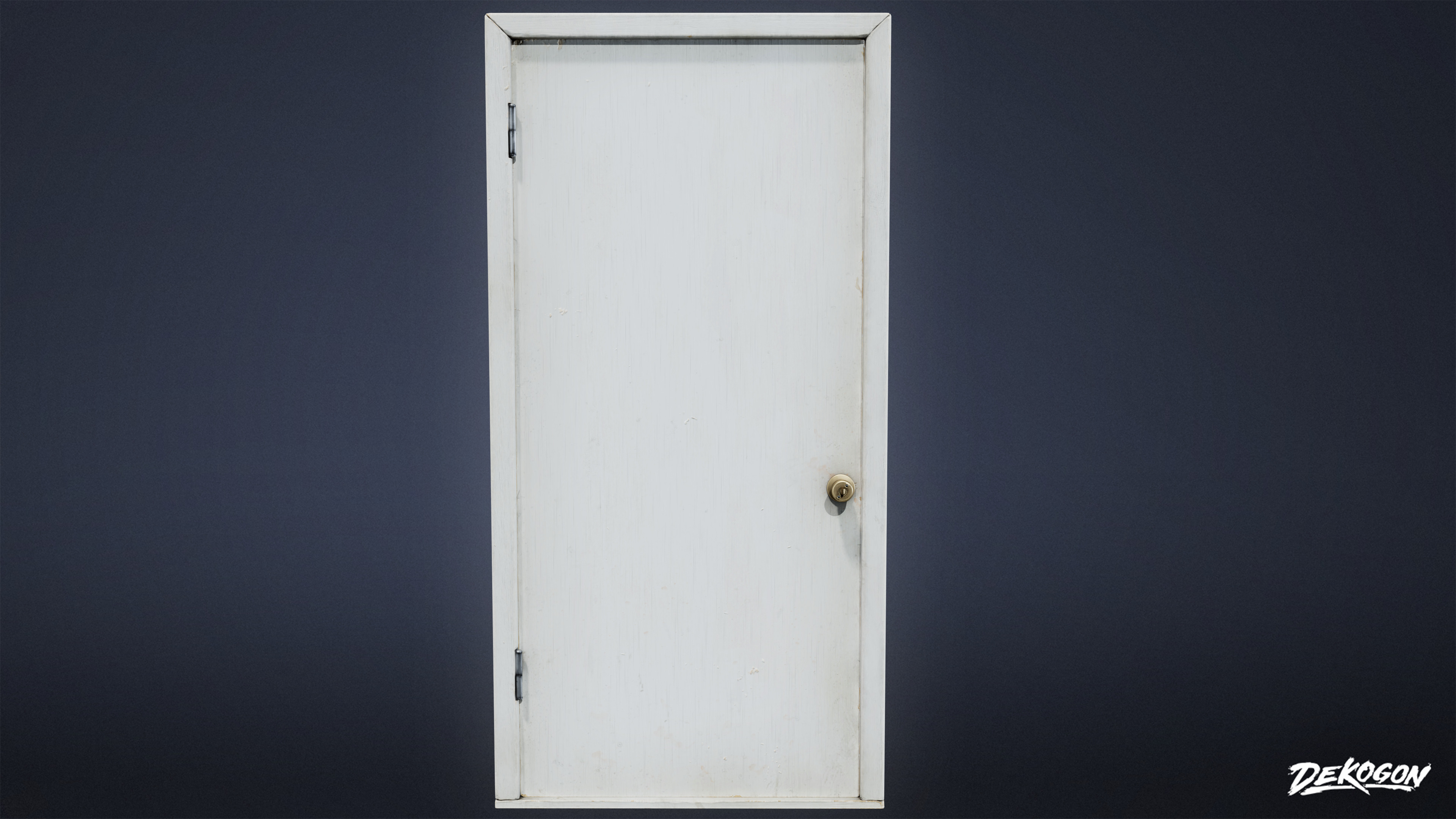 BUILDINGS - Door Interior Set 02 - LOW POLY AND NANITE Low-poly 3D model_3