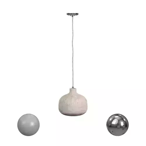 Jodi Concrete Pendant Antique White