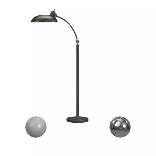 Robert Abbey Bruno 45 Arc Floor Lamp 3D model