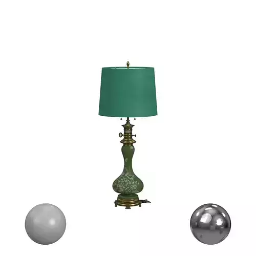 1940s Italian Murano Hand Blown Glass Table Lamps