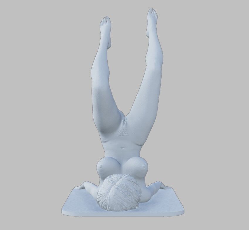 Gym Sexy Girl 3D print model_1